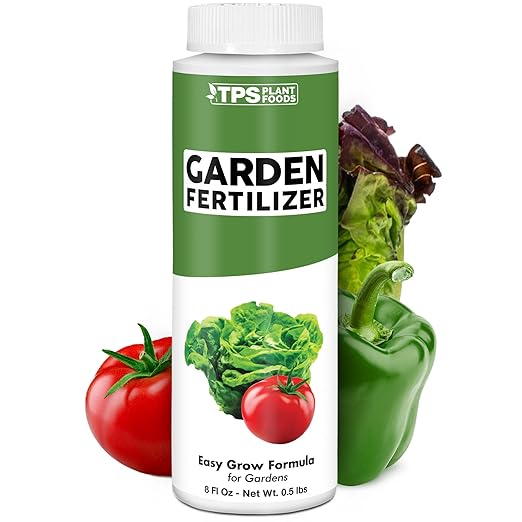 Garden Fertilizer, Complete Liquid Garden Plant Food for Edible Plants, 8 oz (250mL)