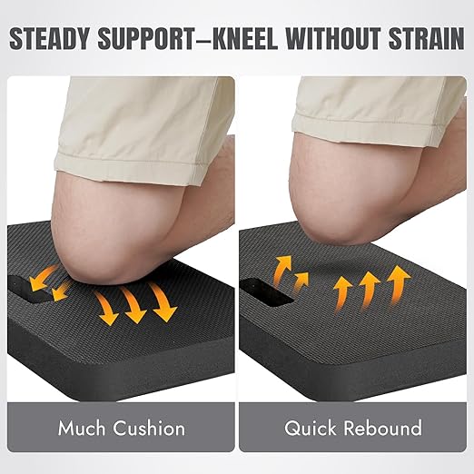 INNO STAGE Extra Thick Kneeling Pad, Large knee cushions Waterproof, Soft & Supportive Foam Knee Pads for Gardening, Baby Bathing, Mechanic, Yoga, Exercise & Workout Supplies