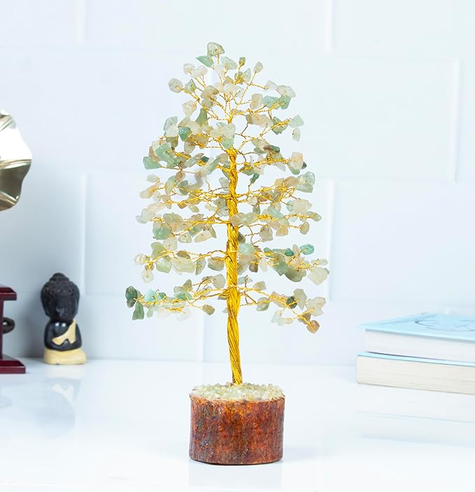 Crocon Green Jade Healing Crystals Tree Bonsai Desk Decor for Women Home Room Decor Spiritual Gift Meditation Crystals Room & Office Decor Cute House Warming Gifts for Women Mom Birthday her - 10"""