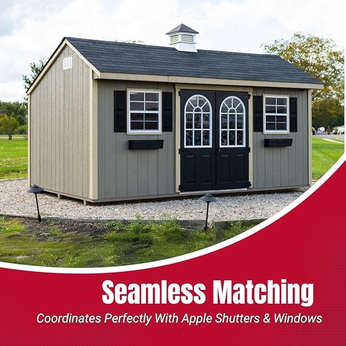 24” Paintable Flower Box – Weather-Resistant for Sheds and Playhouses