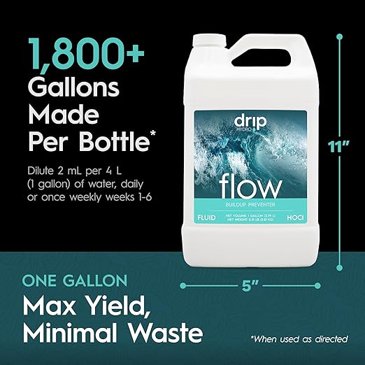 Flow Gallon | Non-Toxic Hypochlorous Acid Solution | Maintain Clean Irrigation Systems and Healthy Root Zones