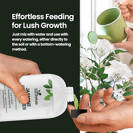 32oz Jasmine Fertilizer for Jasmine Plant Live - Makes 192 Gallons of Indoor Plant Food for Houseplants, Nutrient-Rich Houseplant Fertilizer - Ideal Outdoor & Houseplant Food for Vibrant Growth