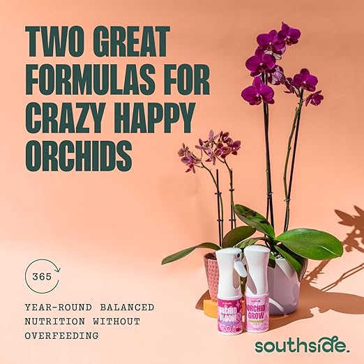 Orchid Bloom Fertilizer by Southside - 16 oz - Encourage Blooms with Precise Nutrition & Humidity - Gentle Formula, Premium Continuous Spray for Easy Coverage