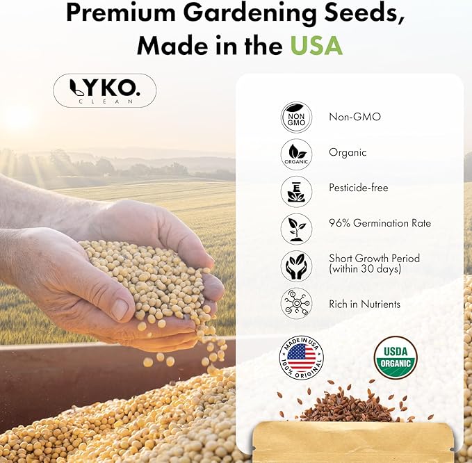 LYKOCLEAN Herb Pod for AeroGarden, idoo, Ahopegarden Hydroponics, 350+, Include Basil, Parsley, Mint, Cilantro(12-pods)