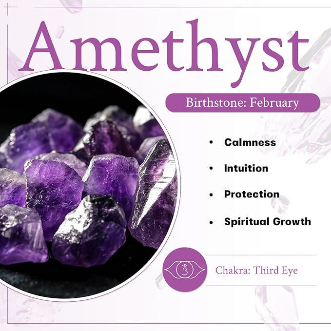 mookaitedecor Natural Amethyst Crystal Money Tree Agate Slice Base Feng Shui Bonsai Crystal Tree for Wealth Luck Desk Decor, 3-4 Inch High