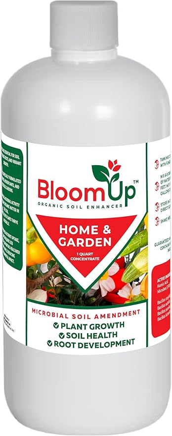 2 Pack Bloom Up Microbial Soil Amendment – Organic Plant Growth Booster for Soil Health & Root Development – Made in USA