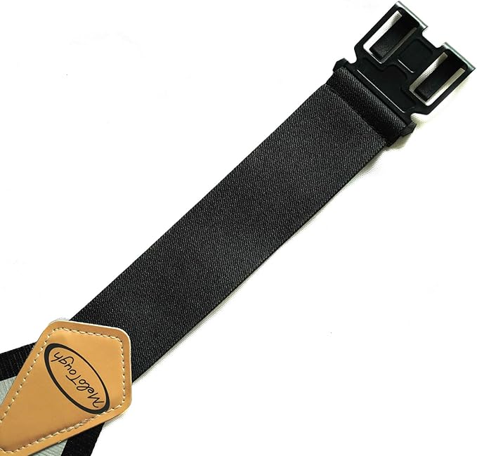 MELOTOUGH Suspenders with Non-Metal End Clip Reflective Safety Belt Clip