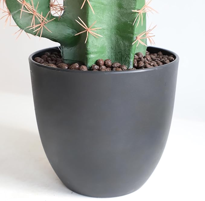 momoplant Artificial Cactus Fake Plant 30 Inch Tall Faux Cacti Plants for Home Garden Office Store Decoration