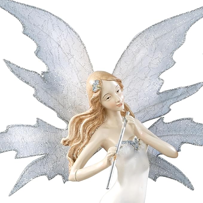 Fairy Orchestra Figurine Set Celestial Blue Set of Two