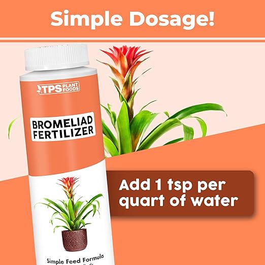 Bromeliad Fertilizer for All Bromeliaceae Plants, Liquid Plant Food 8 oz (250mL)