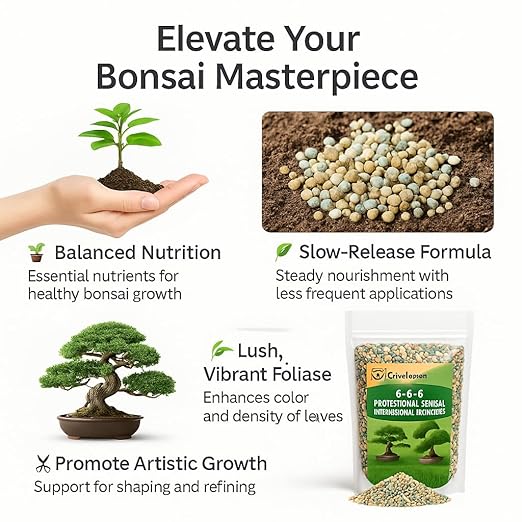 𝐁𝐄𝐒𝐓𝐒𝐄𝐋𝐋𝐄𝐑 Bonsai Fertilizer Pellets – Slow-Release Bonsai Tree Fertilizer & Food for Compact Growth, Dense Branching & Healthy Roots | Ideal for All Bonsai & Money Trees - 10 QUARTS