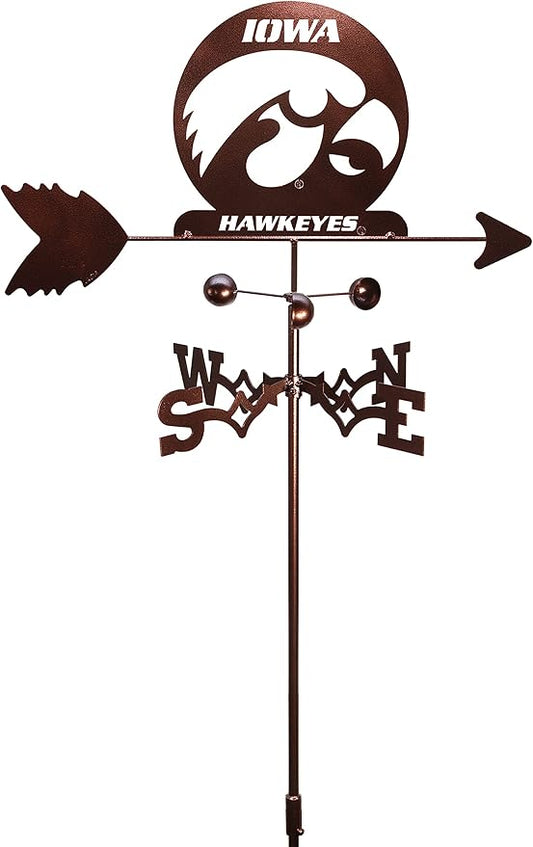 SWEN Products Iowa UI Hawkeyes Hawkeye Weathervane (Garden Stake Included)