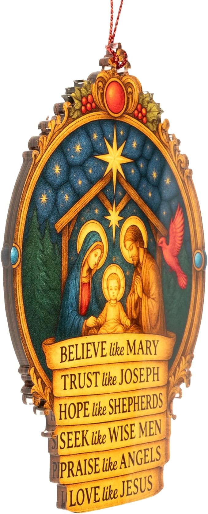 Christmas Christmas ornament 2025 - christian christmas ornaments - religious christmas ornaments - christmas ornaments - christian christmas decor - Christmas decoration
