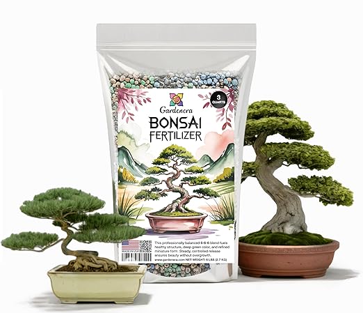 𝐁𝐄𝐒𝐓𝐒𝐄𝐋𝐋𝐄𝐑 Bonsai Fertilizer Pellets – Slow-Release Bonsai Tree Fertilizer & Food for Compact Growth, Dense Branching & Healthy Roots | Ideal for All Bonsai & Money Trees - 3 QUARTS
