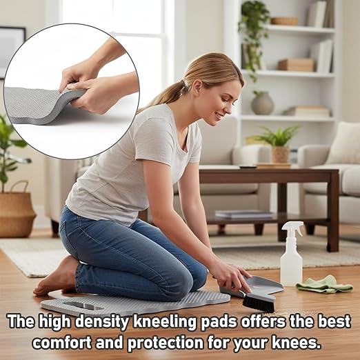 20 Pcs Garden Kneeling Pad, Waterproof, Comfortable Foam kneeling pad, Stain Resistant, for Gardening, Baby Bath, Yoga, Praying and Exercise 15.4 x 6.7 Inch, Grey