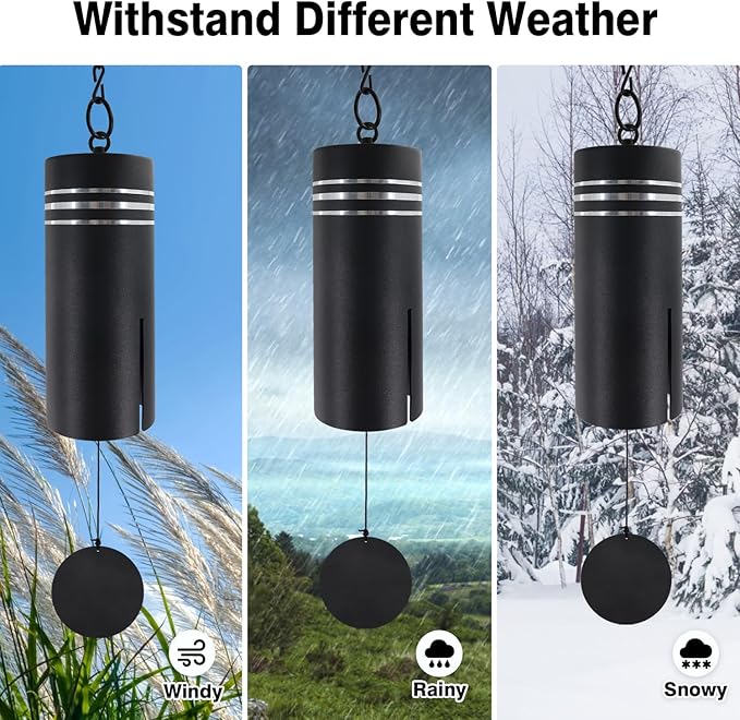 ASTARIN Wind Chimes Deep Tone Heroic Windbell Deep Resonance Serenity Bell Outdoor Decor for Patio,Yard,Porch,Garden