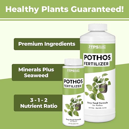 TPS NUTRIENTS Pothos Fertilizer for All Pothos Plants and Vines, Liquid Plant Food, 32 oz (1 Quart)