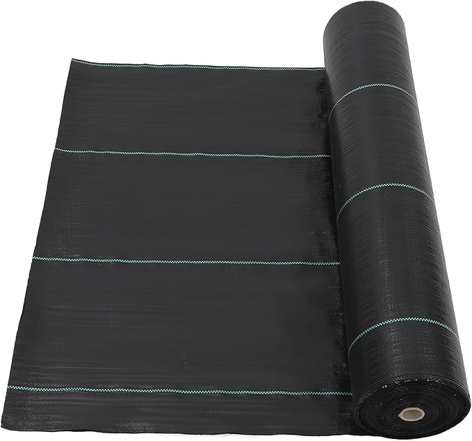 Broadfashion 6.5ft x 300ft Premium 3oz Pro Garden Weed Barrier Landscape Fabric, Durable & Heavy-Duty Weed Block Gardening Mat, Easy Setup & Superior Weed Control, Eco-Friendly & Convenient Design