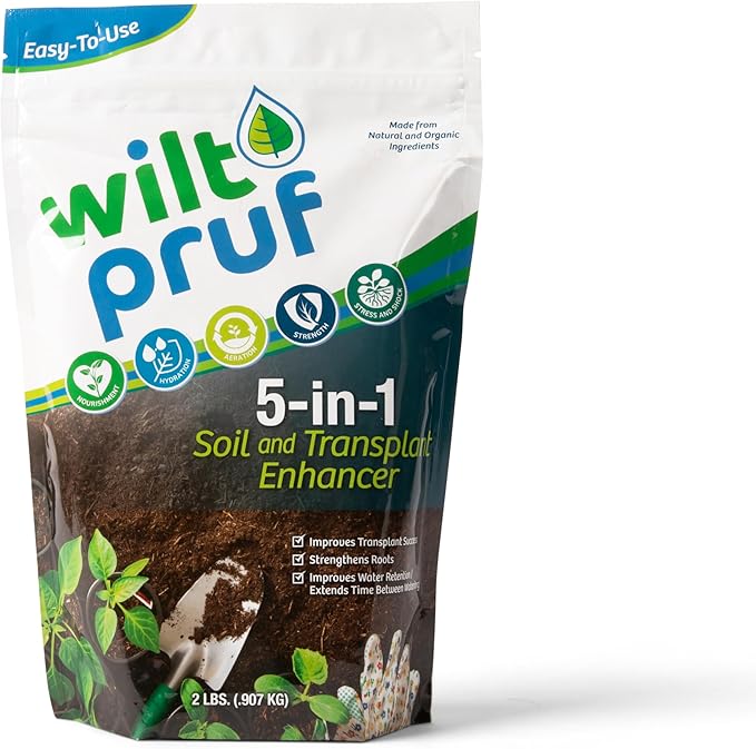 Wilt-Pruf® 5-in-1 Soil Enhancer | Naturally Strengthens Roots | Increases Plant Stress Tolerance| Improves Moisture Retention (2 lb Bag)