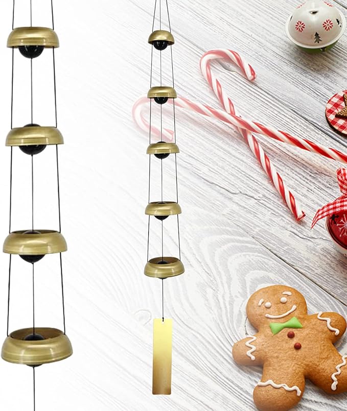 Copper Wind Chimes, Temple Wind Chime,Feng Shui Wind Chimes for Home Yard Outdoor Decoration