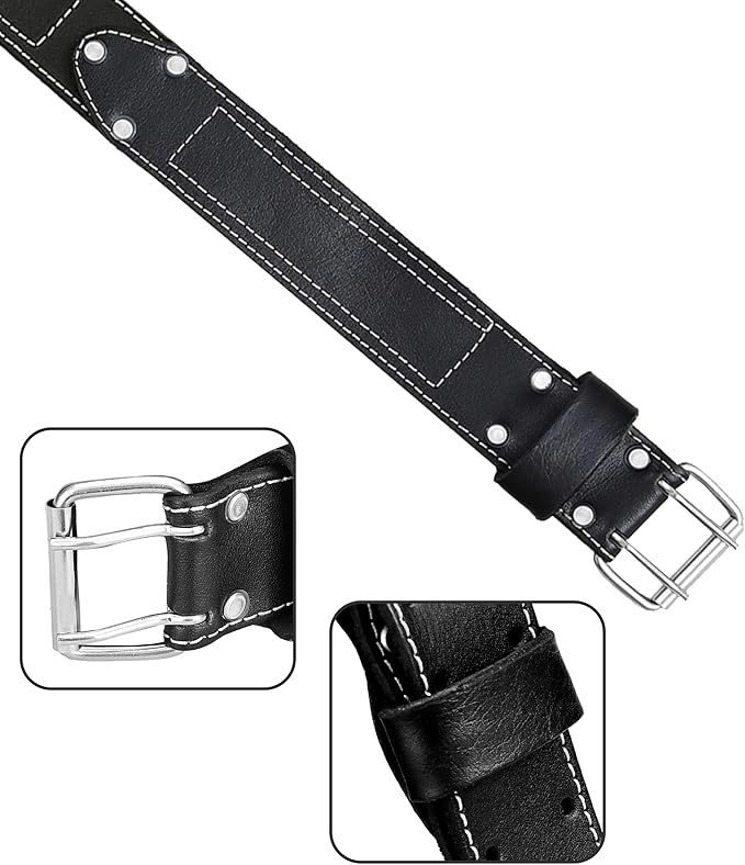 Leather tool belt (Black 301, Standard)