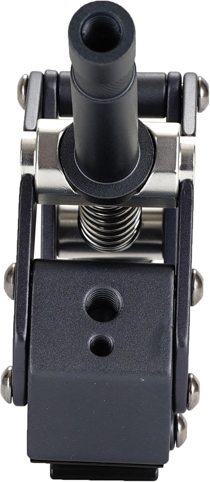 9.Solutions Savior Clamp With Stud, Articulated Jaws, 3.5In Long, 5/8" Baby Pin, Max Load: 66lbs, 9.XS1005A, fit firmly onto any oddly shaped object