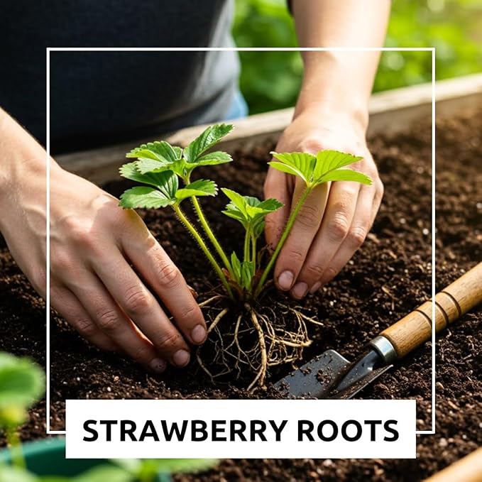 Sugar Berry Red Strawberry Plants for Growing - Prolific New Breed with Huge Yields and Amazing Sweet Flavor (10 Plants)