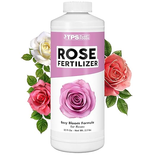 TPS NUTRIENTS Rose Fertilizer for Flowering Plants, Liquid Plant Food, 32 oz (1 Quart)