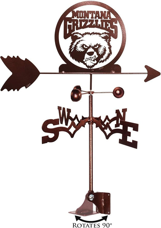 SWEN Products Montana Grizzlies Weathervane (Adjustable Mount Include)
