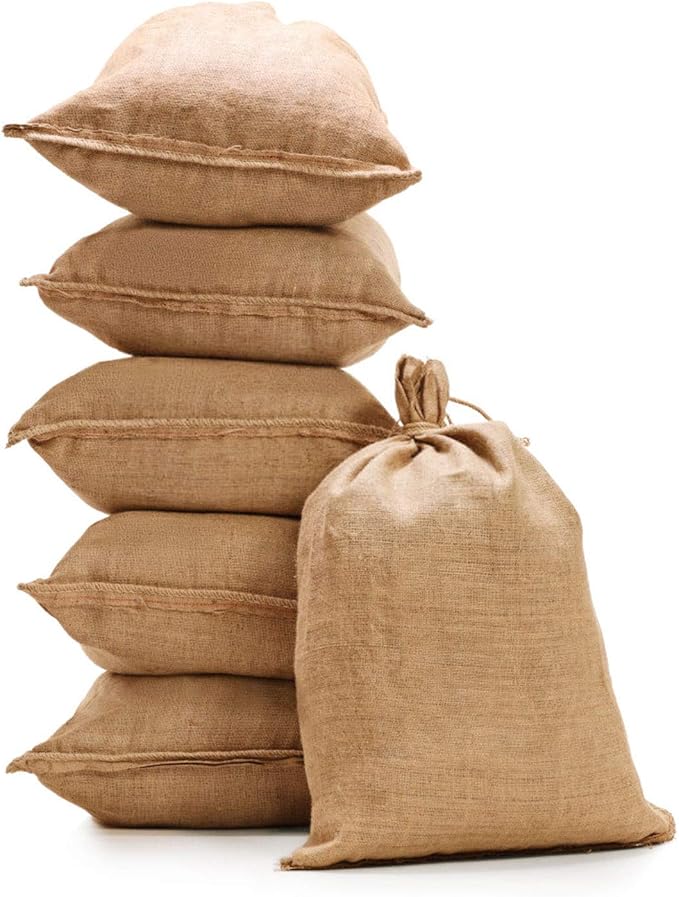 KEILEOHO 3 Pack 42 x 29 Inch Burlap Bags, Large Food Grade Burlap Sacks for Gardening, Planting Growing Bags, Potato Sack Race Bags