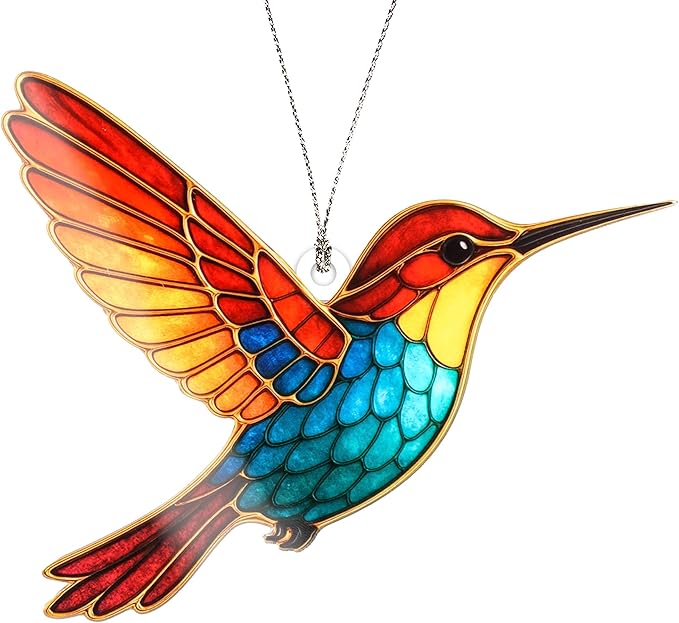 Christmas Ornaments - Hummingbird Christmas Ornament - Hummingbird Gifts for Women - Bird Ornaments for Christmas Tree - Hanging Decor for Xmas Tree - Christmas Ornament 2025 - Gift Exchange