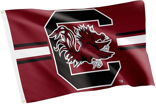 Desert Cactus University of South Carolina Flag Gamecocks USC Cocky Banners 100% Polyester Indoor Outdoor 3x5 feet Flags (Design L)