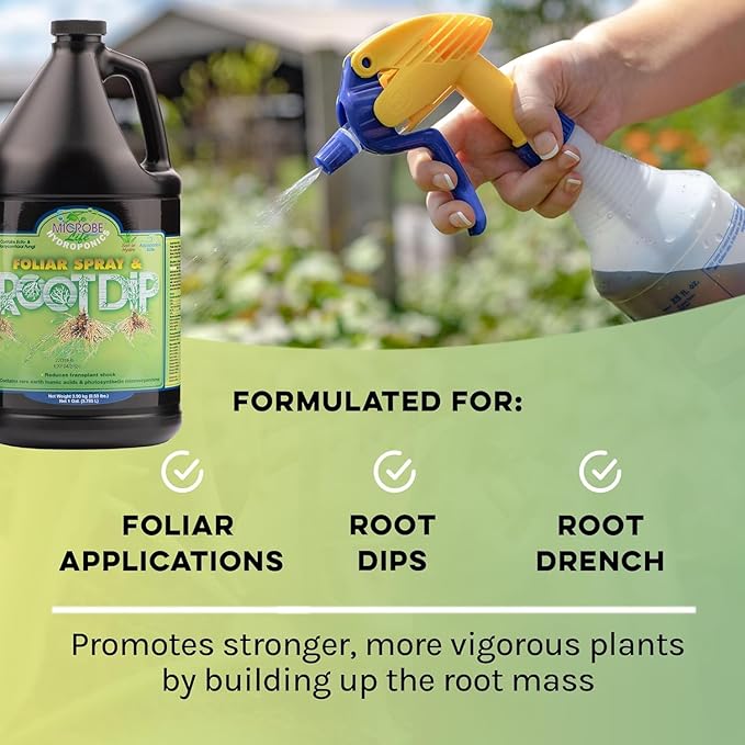 Microbe Life Hydroponics Additive Kit, Includes One 16-Ounce Bottle Each of Photosynthesis Plus, Foliar Spray & Root Dip, and Vegetable and Fruit Yield Enhancer, Use with Any Feeding Systems
