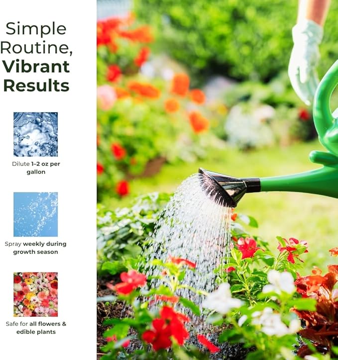 2 Pack Bloom Up Microbial Soil Amendment – Organic Plant Growth Booster for Soil Health & Root Development – Made in USA