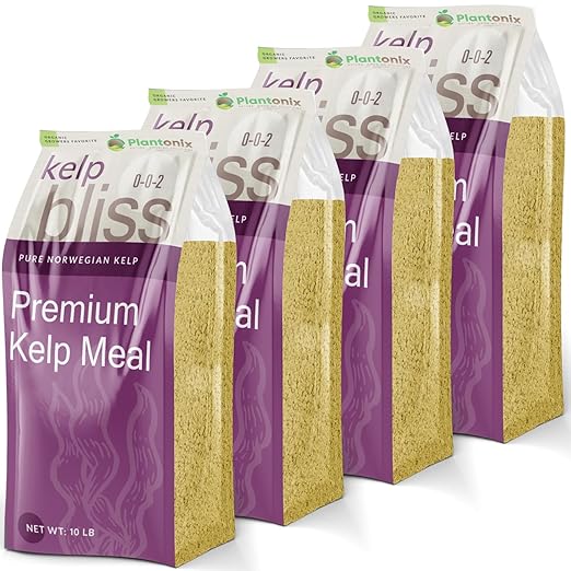 Kelp Bliss (40lbs) - Kelp Meal Organic Fertilizer for Plants, Garden Soil, Flowers, Vegetables, & Lawns - Organic Plant Food Rich in Vitamins & Nutrients - 100% Natural Renewable Soil Amendment