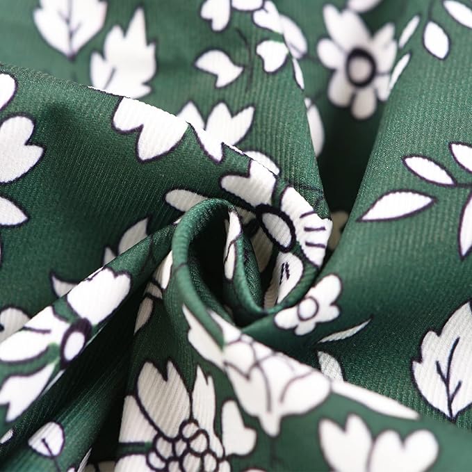 Vintage Pinafore Apron Dress for Women with Pockets Cute Floral Chef Aprons for Kitchen Cooking Baking Gardening