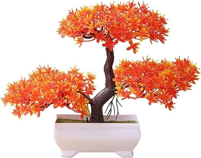 Talent Star Artificial Bonsai Tree Juniper Faux Plants Indoor Small Fake Plants Decor with Pots for Home Table Office Desk Bathroom Shelf Bedroom Living Room Farmhouse Decorations Wedding Tabletop Su