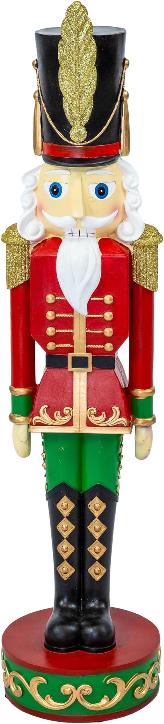 Sunnydaze 2.5ft Kristoff The Nutcracker Christmas Decoration - Polyresin Indoor or Outdoor Nutcracker Statue