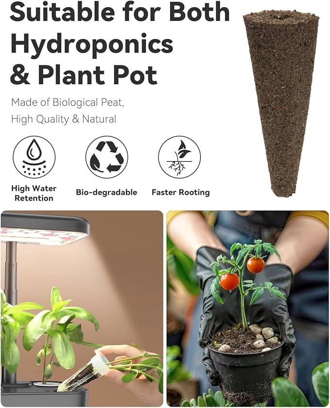 LYKOCLEAN 16 Pods Flower Seed Kit Compatible with AeroGarden Hydroponics Growing System, Indoor Garden Starter Set with Lavender, Sunflower, Petunia and Marigold