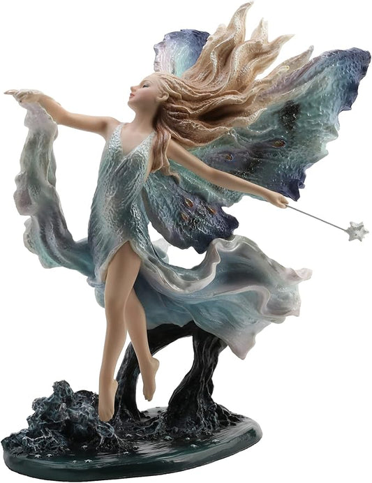 Veronese Design 9 5/8" Where Moobeams Fall Josephine Wall Fairy Figurine