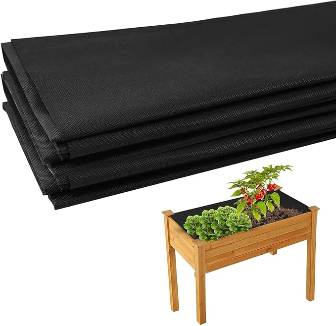 63x83 Inch Planter Liner, Fabric Planter Basket Liner for Large Veg Trough, Non Woven Fabric Plant Liners, Replacement Felt Window Box Liners, Outdoor Raised Bed Planter Liner for Garden Flower Pot