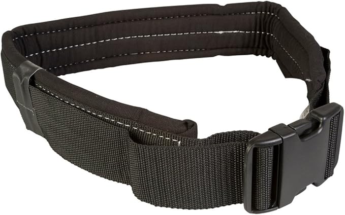 Dickies Heavy-Duty Padded Work Belt for Contractors, Quick-Release Buckle, Adjustable, 3-Inch Width, Holds Most Tool Belt Pouches, Black