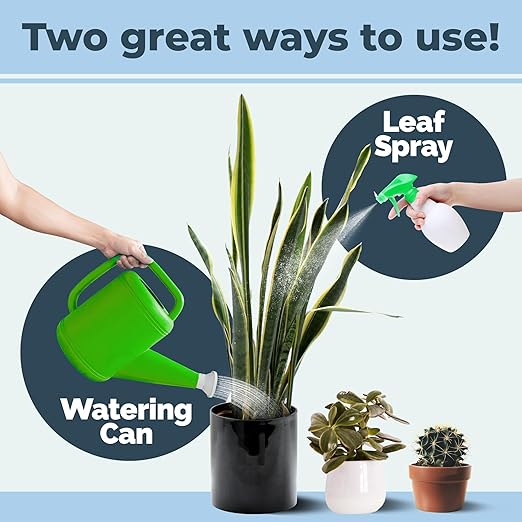 Succulent Plant Food for Succulents, Cactus, Jade and Aloe, Liquid Houseplant Fertilizer, 1 Gallon (128 oz)