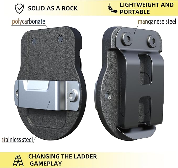 Tape Measure Holder | Clip-On Tape Measure Holder - Light Portable Tape Measure Clips Suits Your Belt, Tool Bags, Pockets, or Pants.
