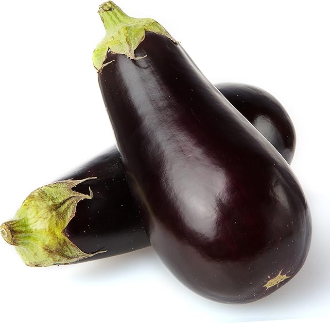TKE Farms & Gardens - Black Beauty Eggplant Seeds for Planting, 2 Grams, 400+ Heirloom, Non-GMO Seeds, Ideal for Gardens, Containers, or Raised Beds, Easy-to-Follow Instructions, Solanum melongena