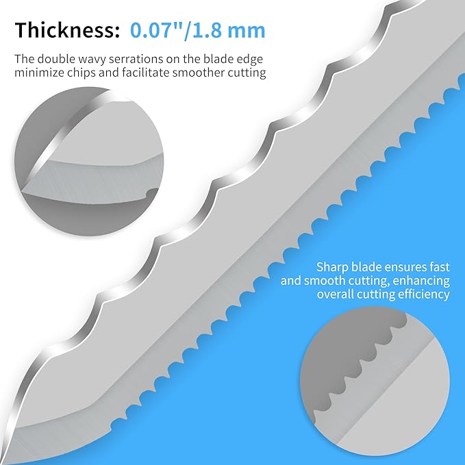 Insulation Knife with Sheath Stainless Steel Blade 11” Double Sided Insulation Cutter for Cutting Mineral Wool Insulation Sod Cutter Garden Knife for Lawn Repair (1)