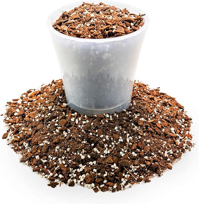 Premium Monstera Soil Mix by Gardenera - Perfect Drainage and Moisture Retention for Swiss Cheese Plant (4 Quart)