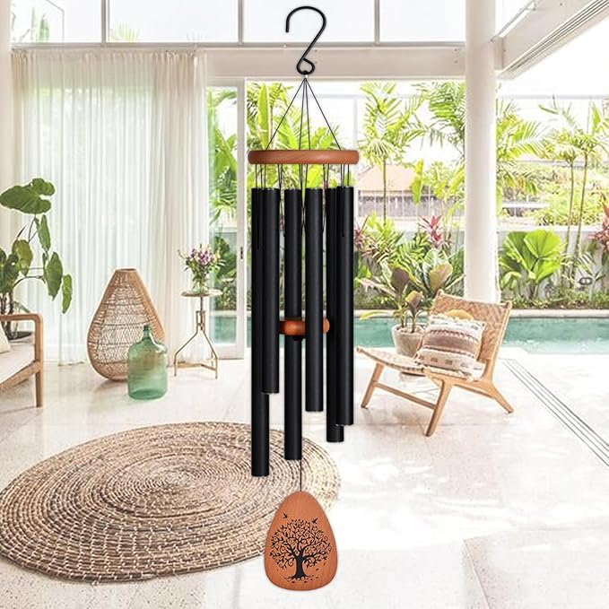 Memorial Wind Chimes for Loss of Dad, Bereavement Sympathy Gifts for Loss of Father, Windchimes in Memory of Dad, Home Decor & Outside Garden Patio