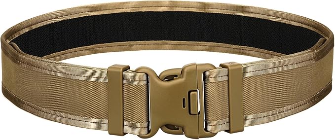 LAKE OF FIRE Nylon Mens Tactical Belt,2" Heavy-Duty Work Belt with Adjustable,Quick Release,Wear-Resistant