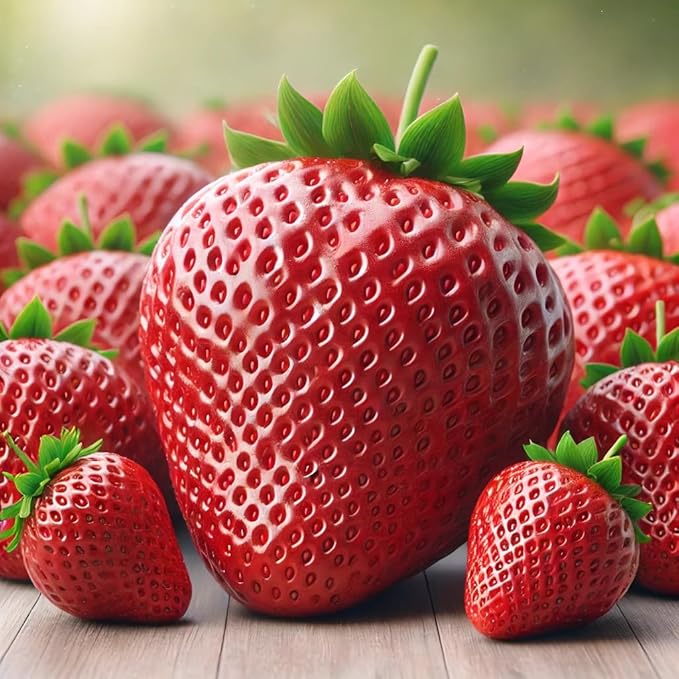 Strawberry Fresca Seeds – Fragaria × Ananassa | Perennial | Everbearing, Sweet & Juicy Garden Strawberry